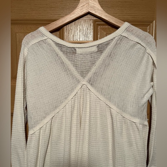 Free People We the Free Citrine Henley Thermal - Picture 8 of 13